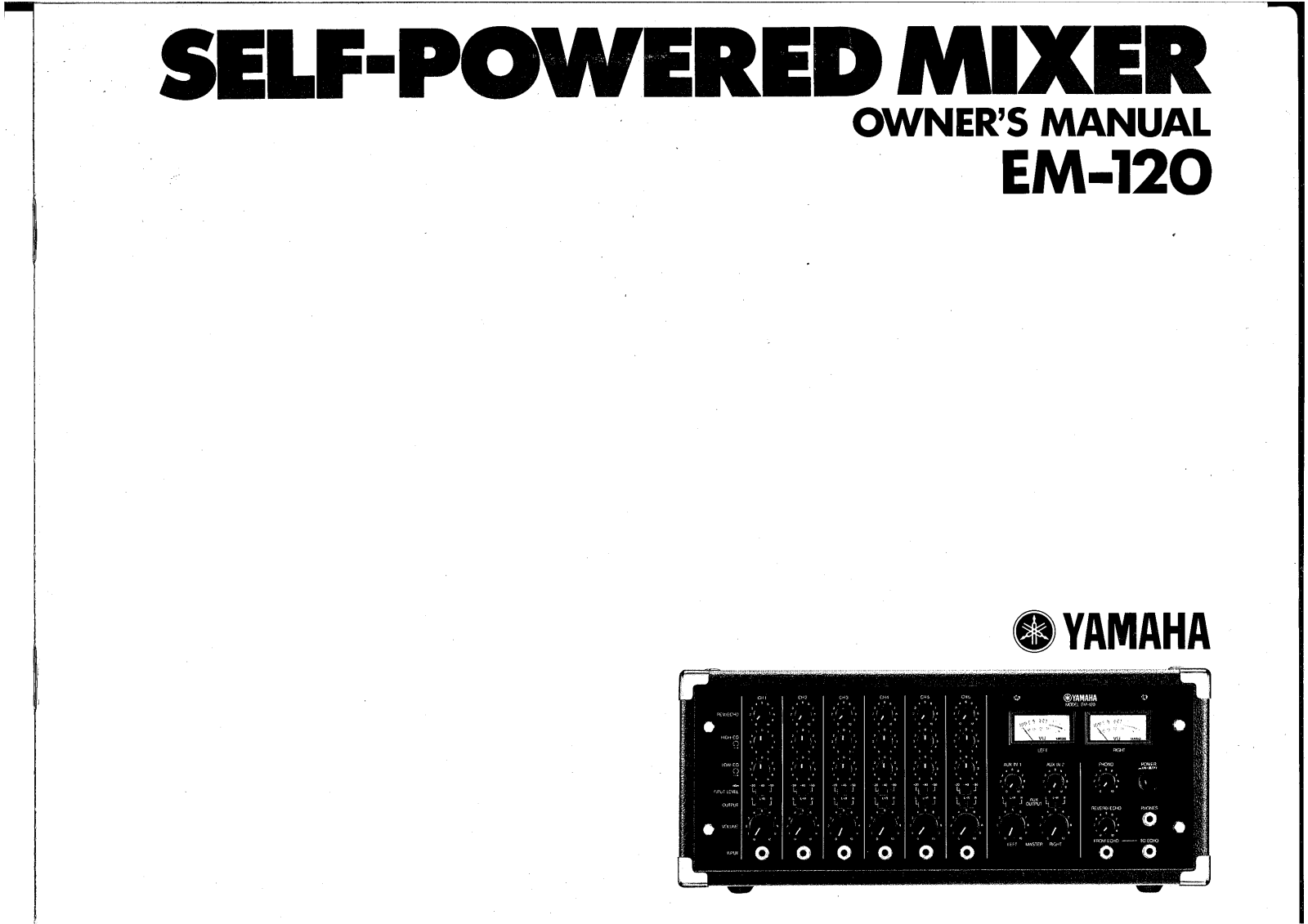 YAMAHA EM-120 User Manual