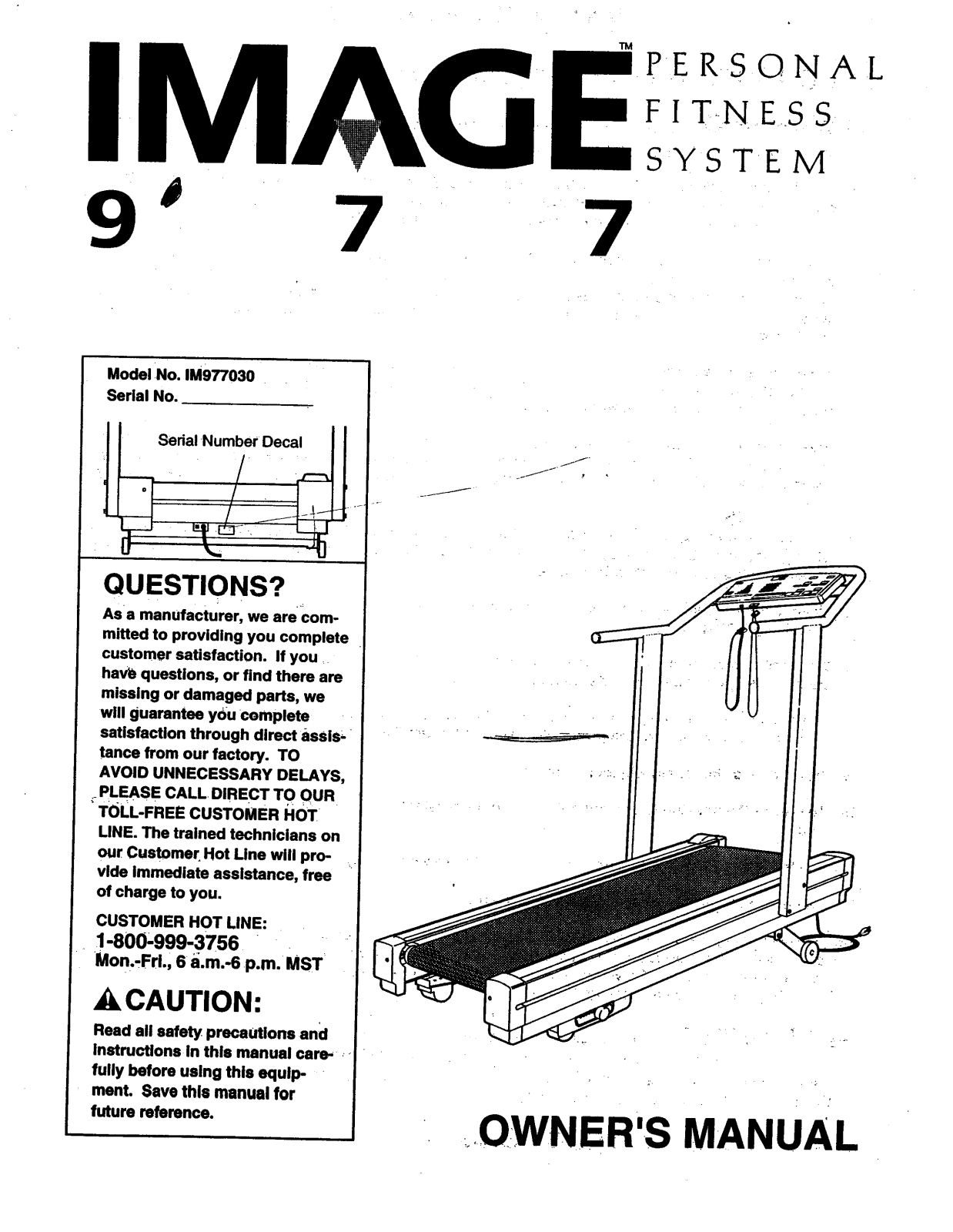 Image IM977030 Owner's Manual