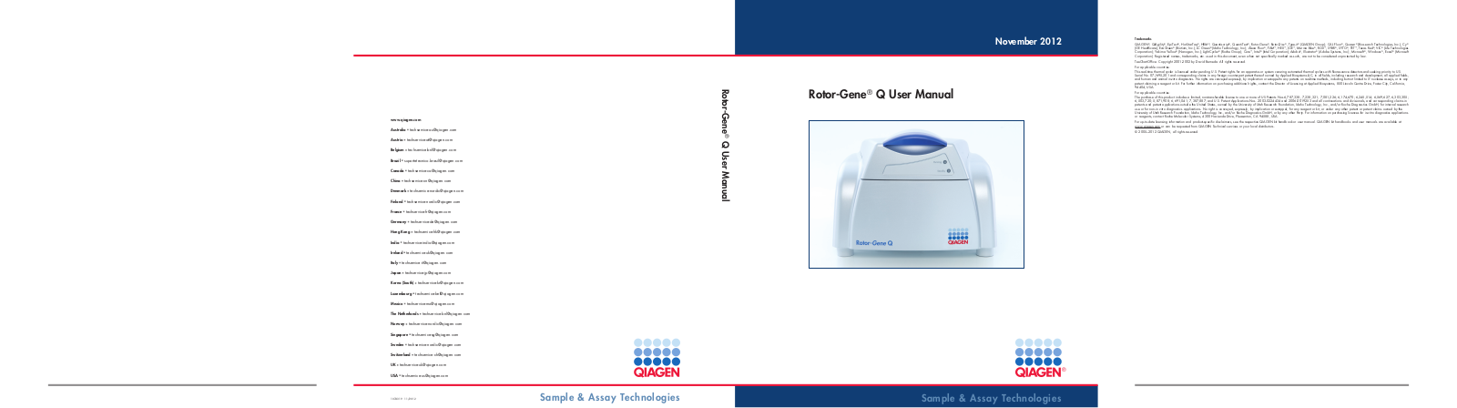 Qiagen Rotor-Gene Q User manual