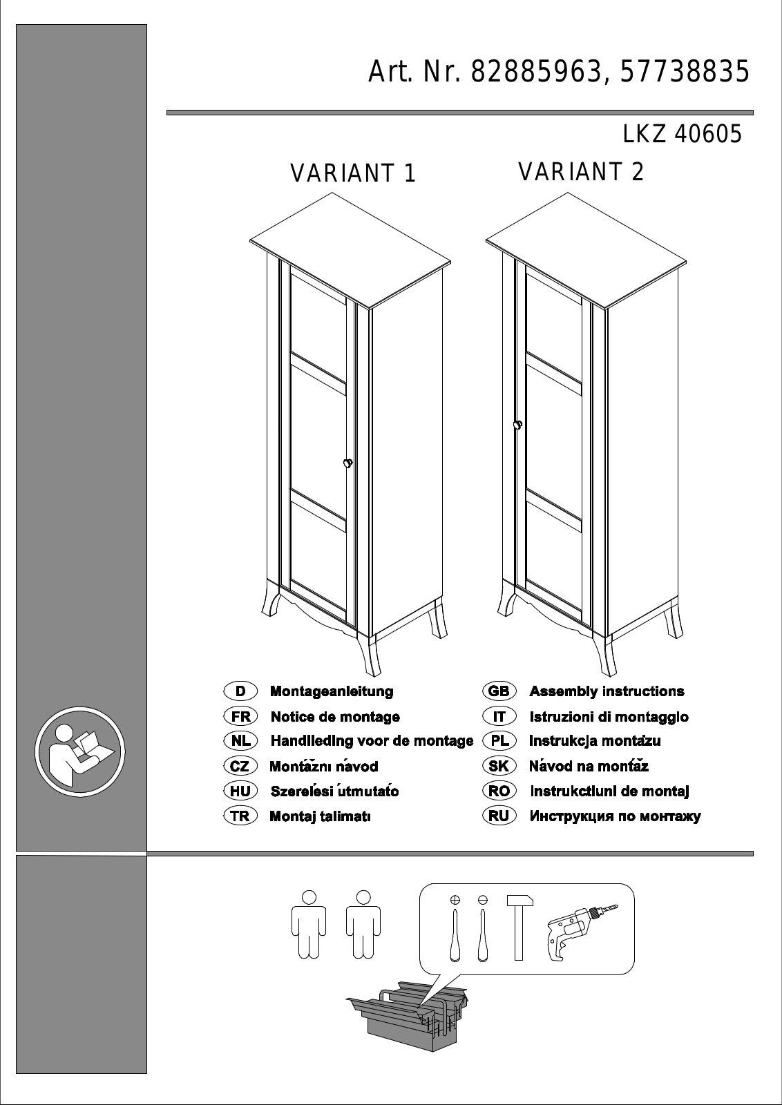 Home affaire Frida Assembly instructions