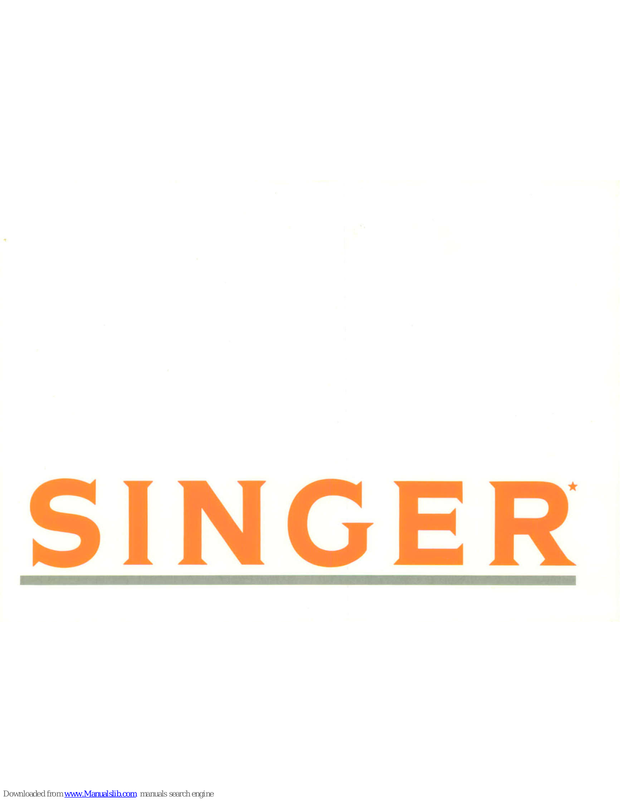 Singer Quantum User Manual - ManualMachine.com