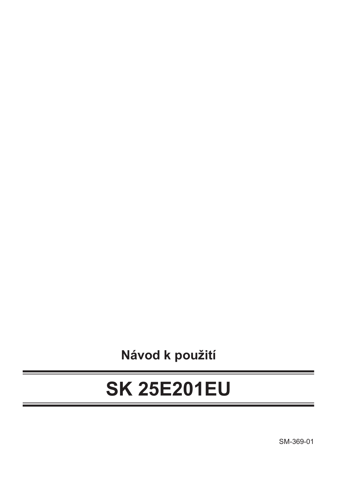 Siemens SK25E201EU User Manual