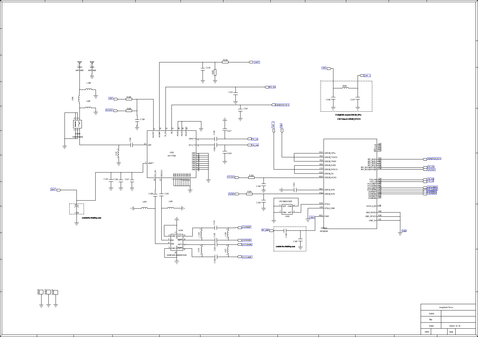 FLY E147TV Schematic