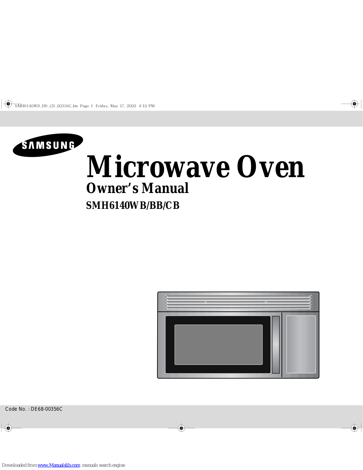 Samsung SMH6140BB, SMH6140CB, SMH6150CB, SMH6150WB, SMH6150BB Owner's Manual