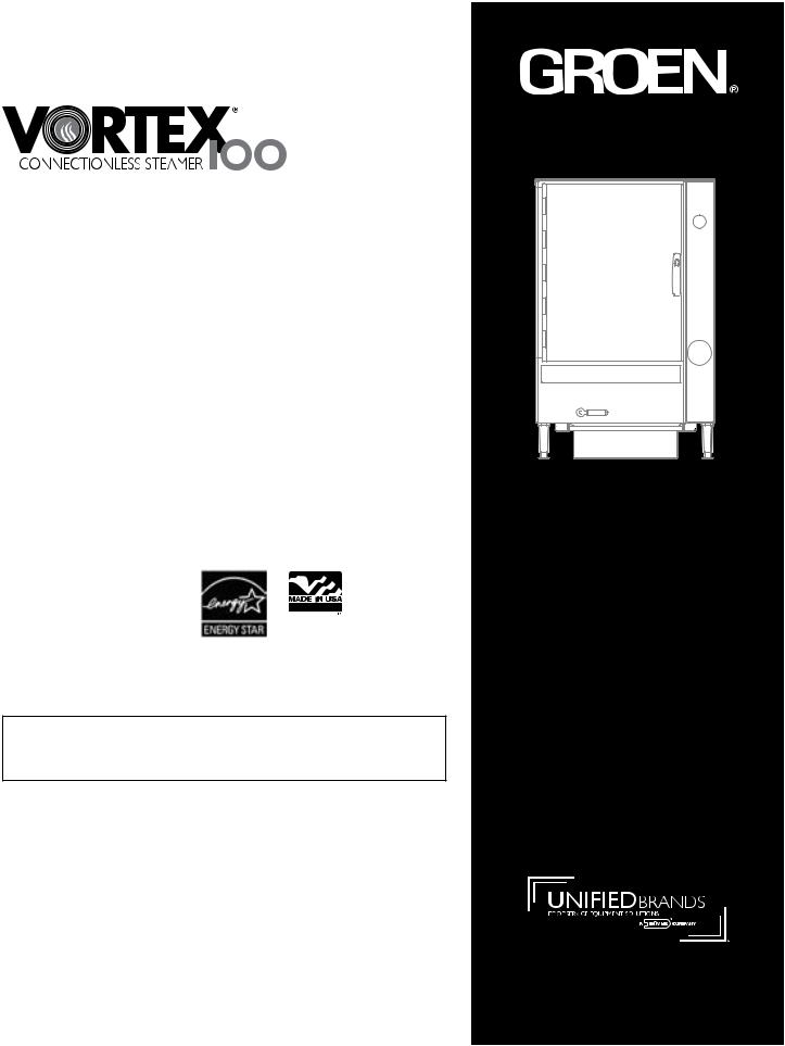 Groen VRC-3E, VRC-6E Operation Manual