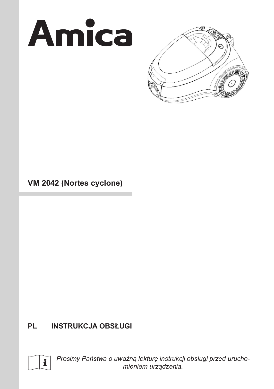 Amica VM 2042 User guide
