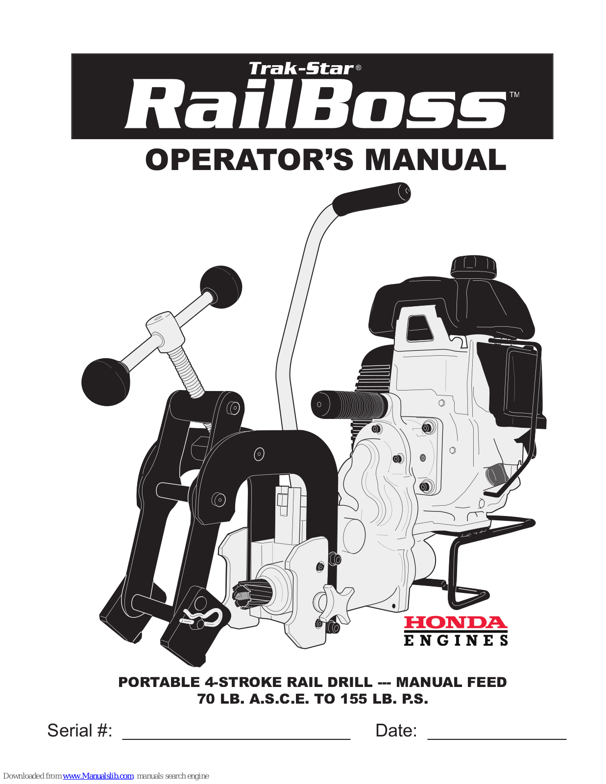 Trak-Star RailBoss Operator's Manual