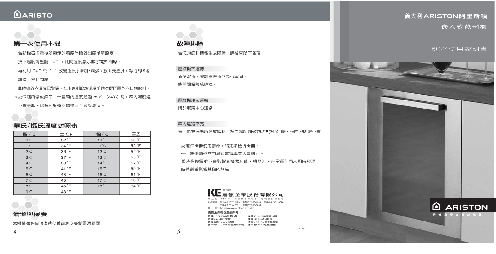 ARISTON BC24 Service Manual