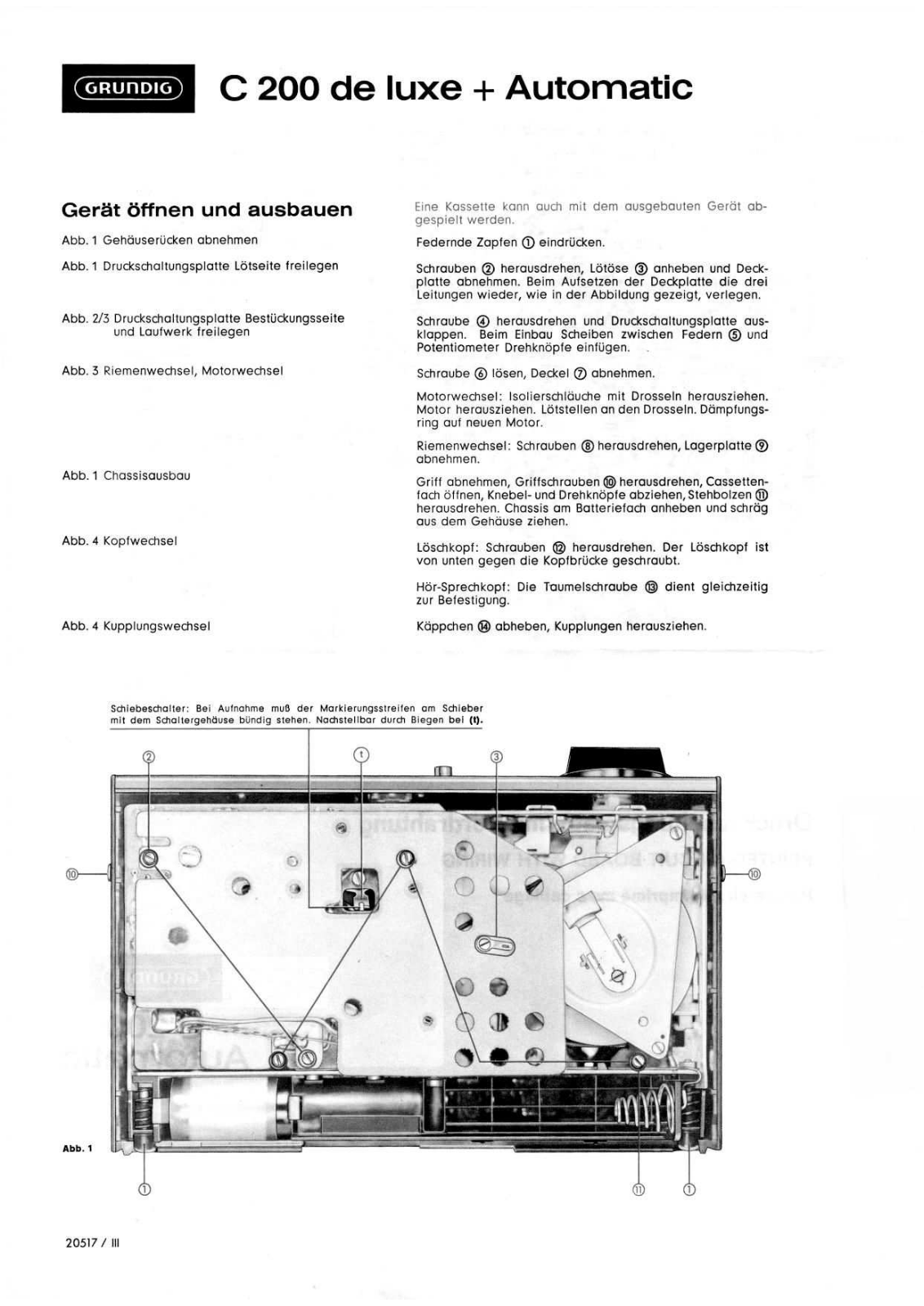 Grundig C200 User Manual