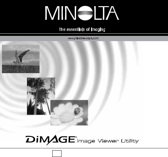 MINOLTA DiMage Image Viewer Utility User Manual