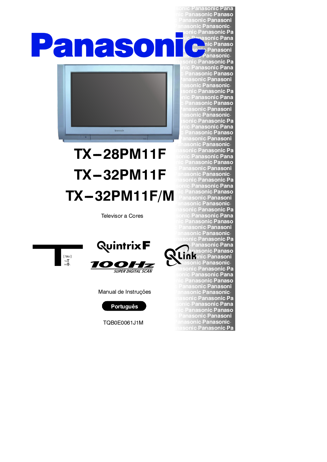 PANASONIC TX-32PM11F, TX-32PM11FM, TX-28PM11F User Manual