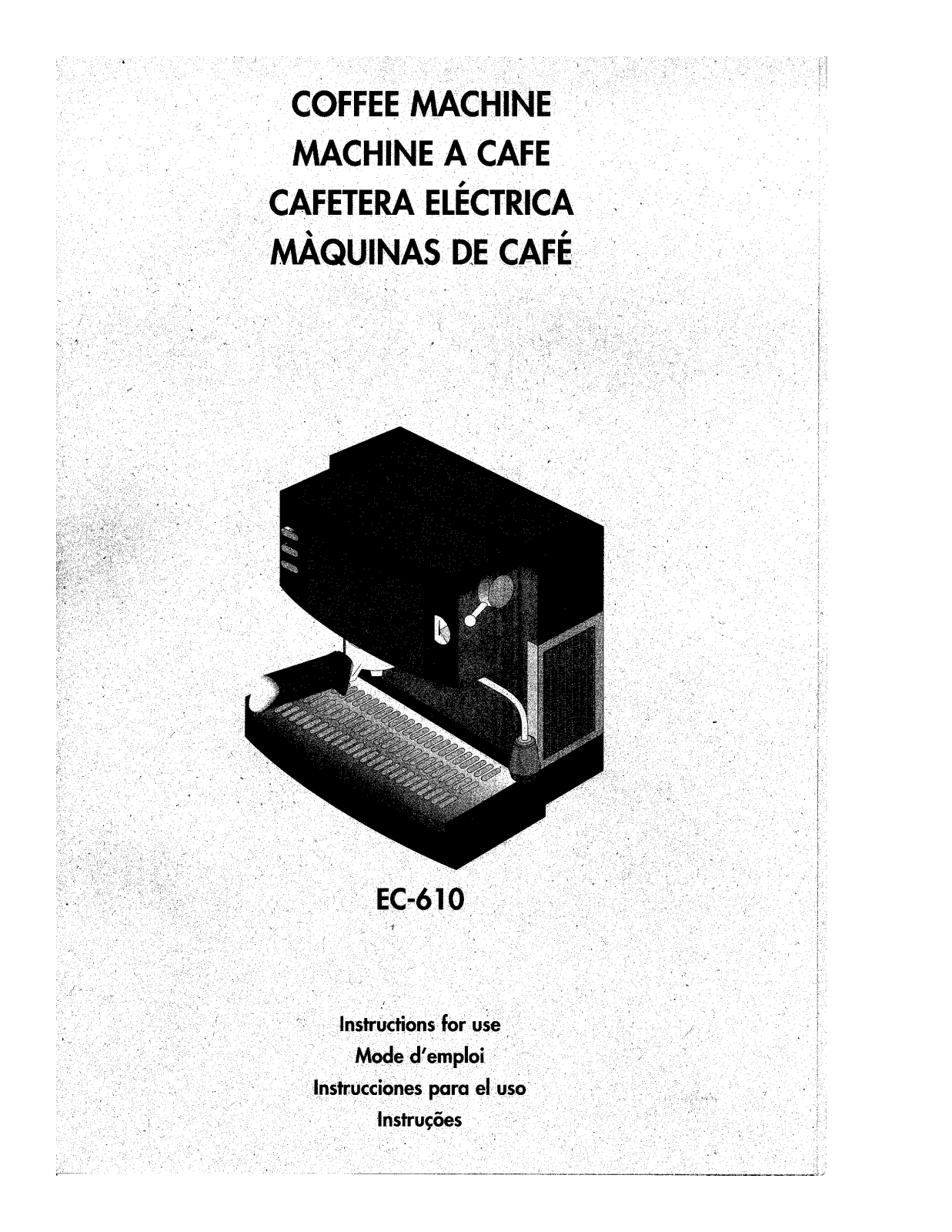 Delonghi EC-610 User Manual