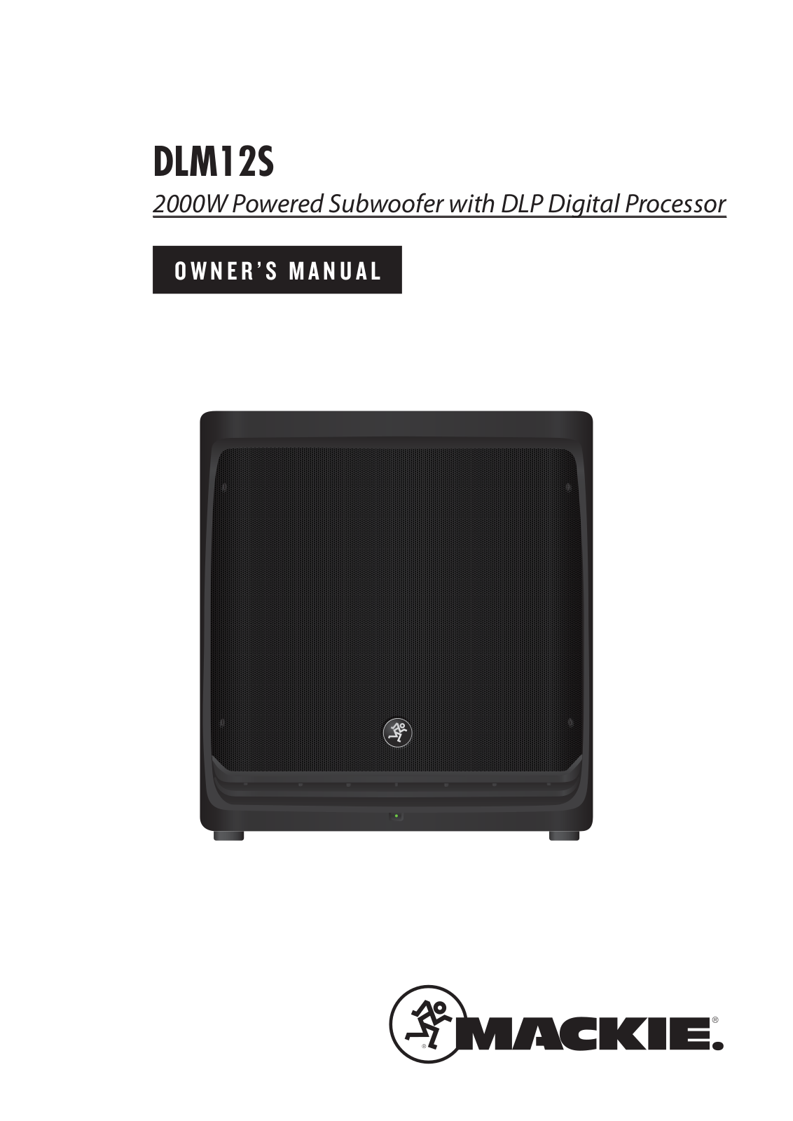 Mackie DLM12S User manual