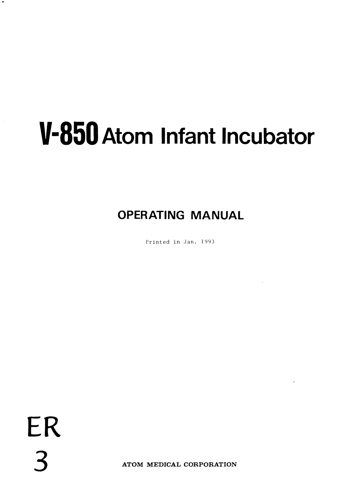 Atom V-850 User manual - ManualMachine.com
