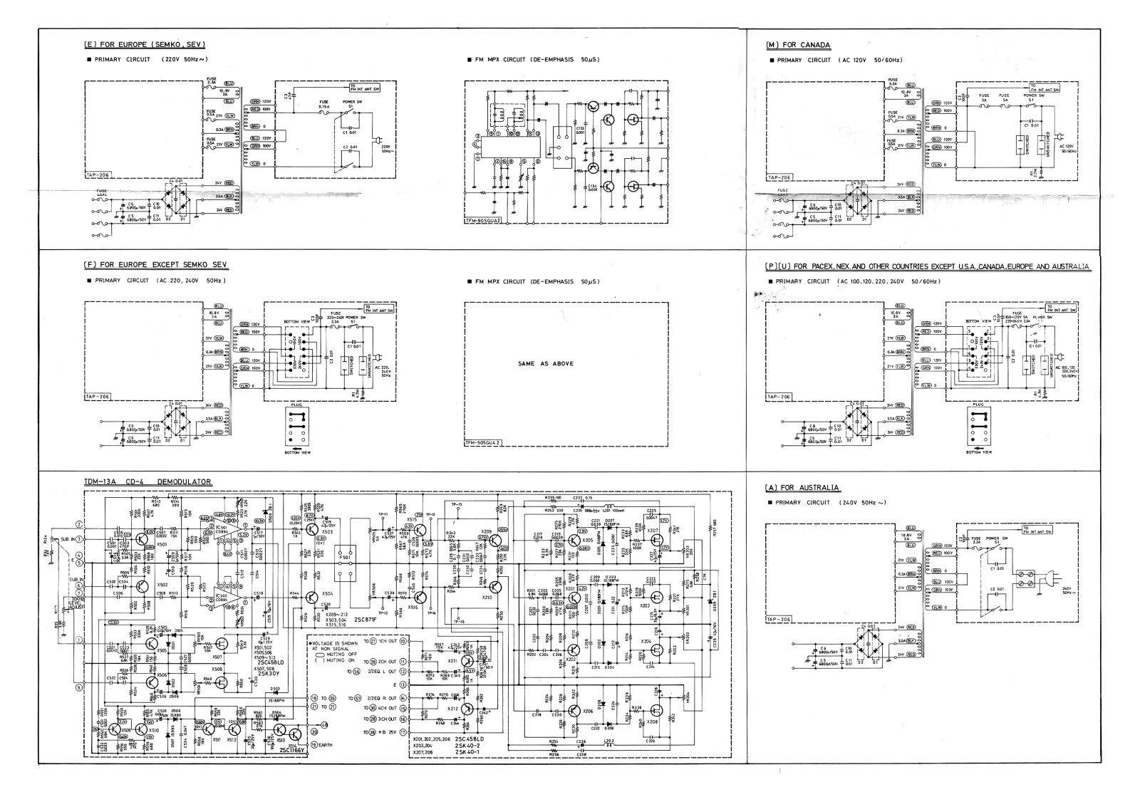 JVC 4-VR-5456-X Schematic