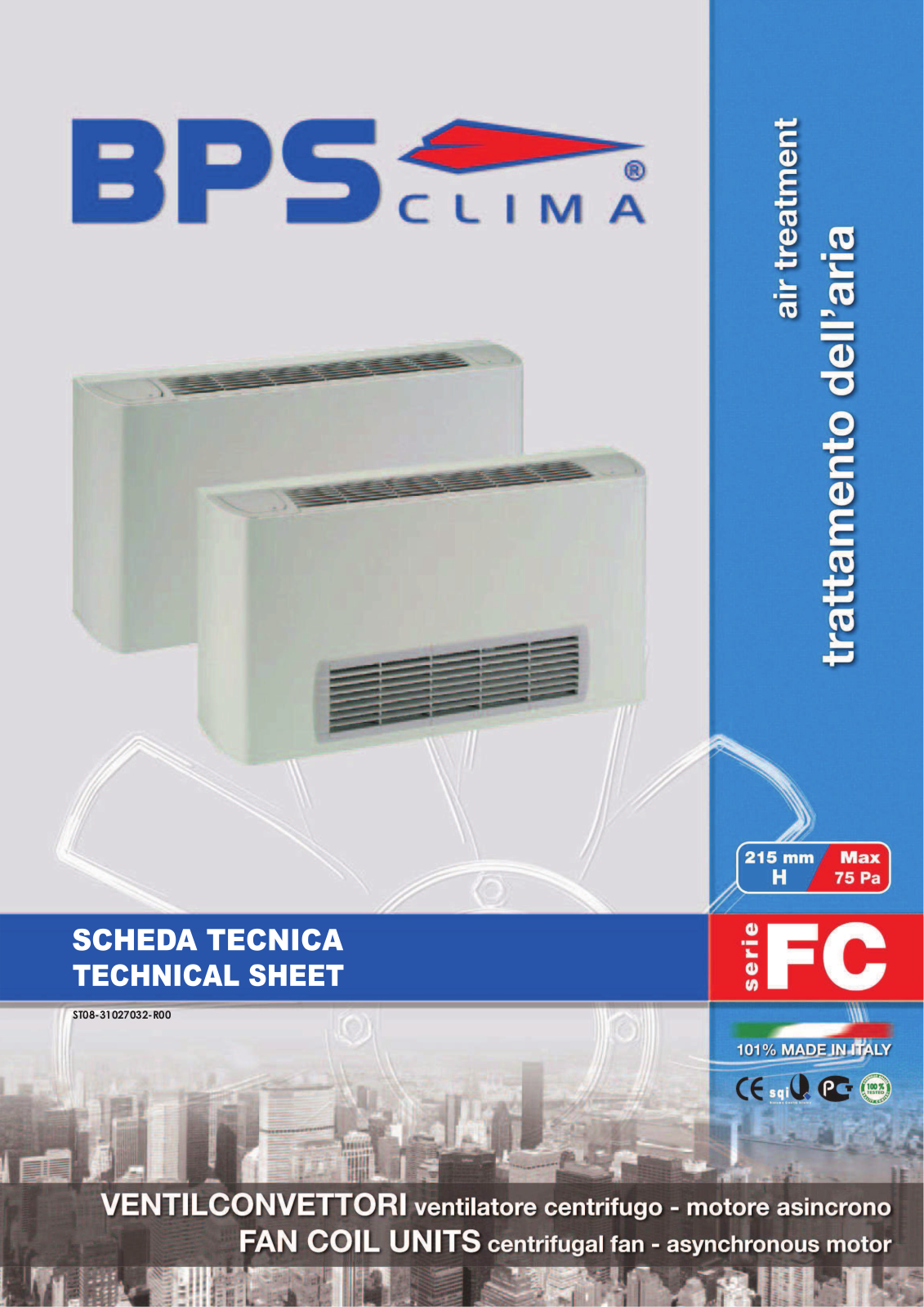 BPS Serie FC SCHEDA TECNICA - ManualMachine.com
