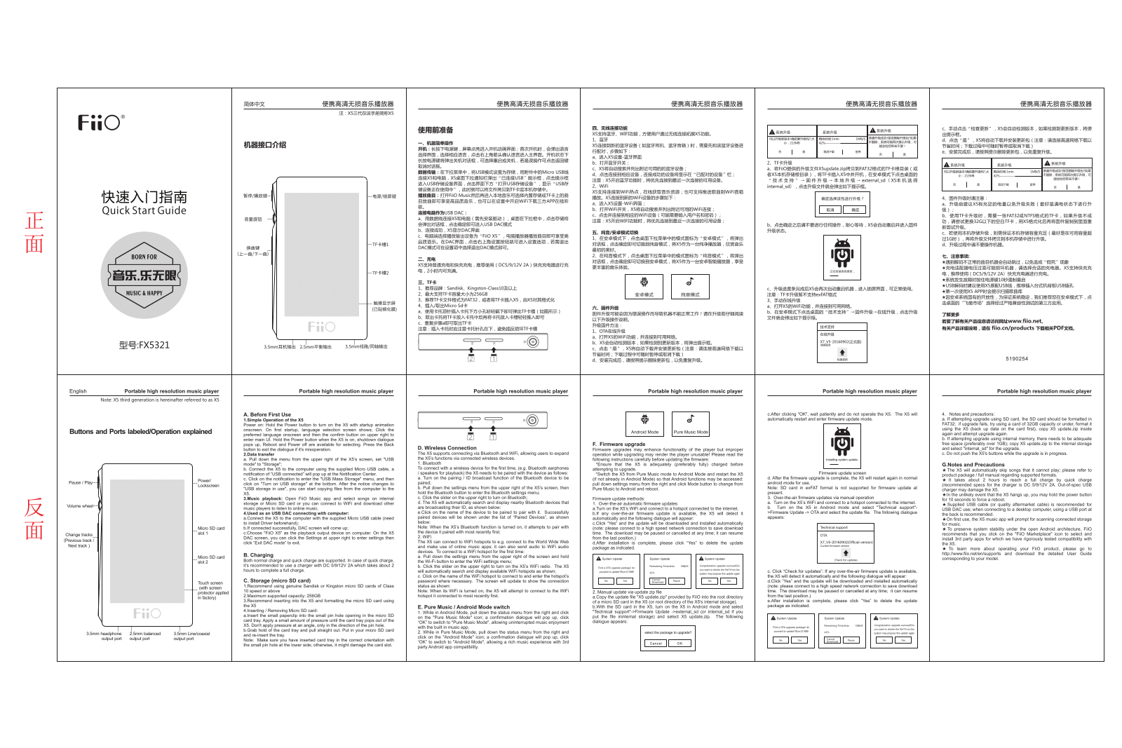 Fiio FX5321 User Manual