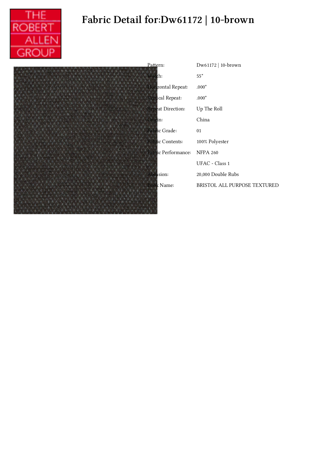 Duralee CRAL5940 Specifications - ManualMachine.com