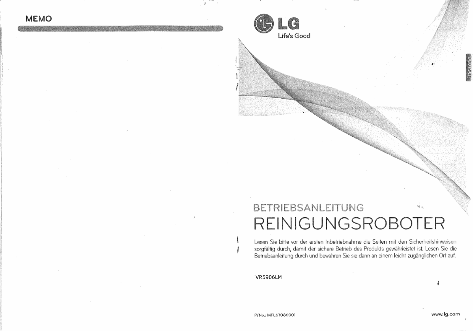 LG VR5906LM User guide