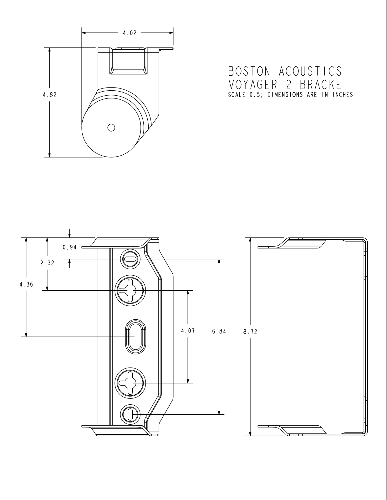 Boston Acoustics Voyager 2 Installation Guide