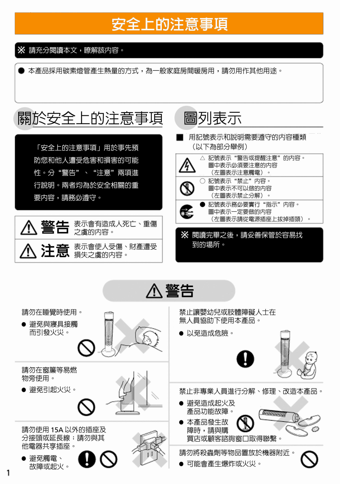 Kolin FH-101C User's Guide