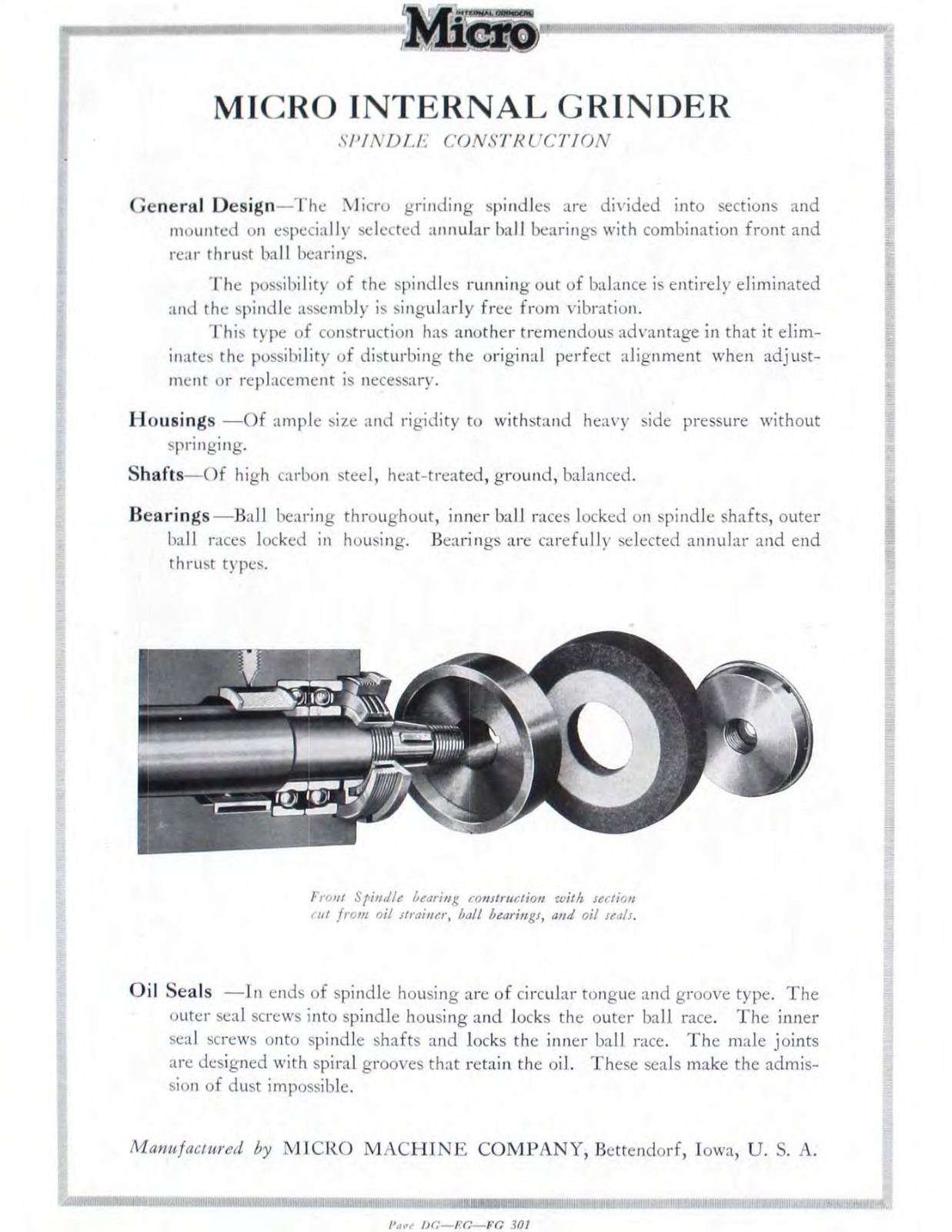 Micro Machine Micro Internal Grinder - Spindle Construction Other - ManualMachine.com