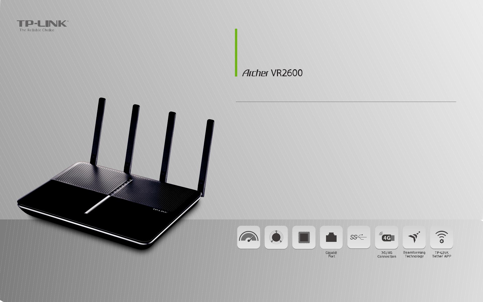 TP-Link Archer VR2600 Product Overview