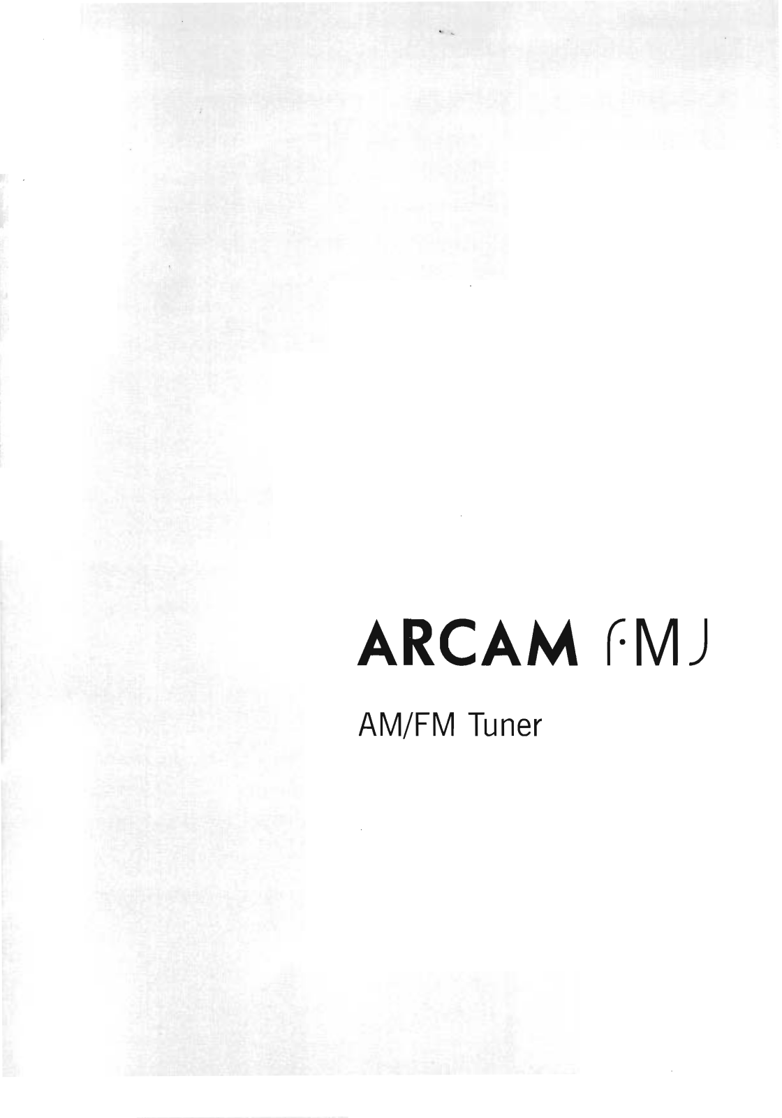 Arcam FMJ T21 User Manual