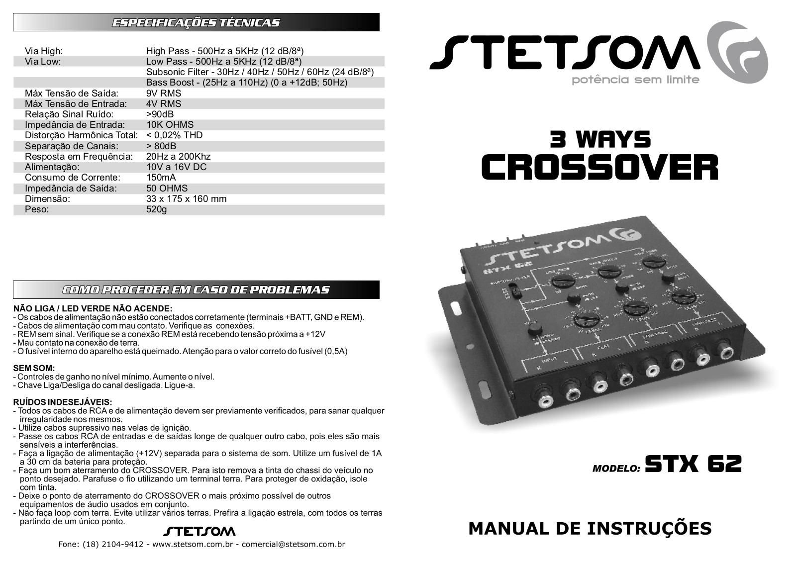 Stetsom STX62 User Manual - ManualMachine.com