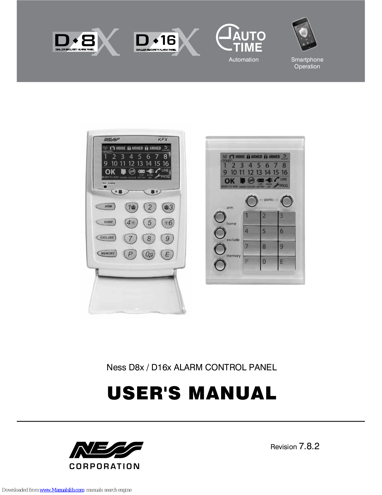 Ness D8x, D16x User Manual