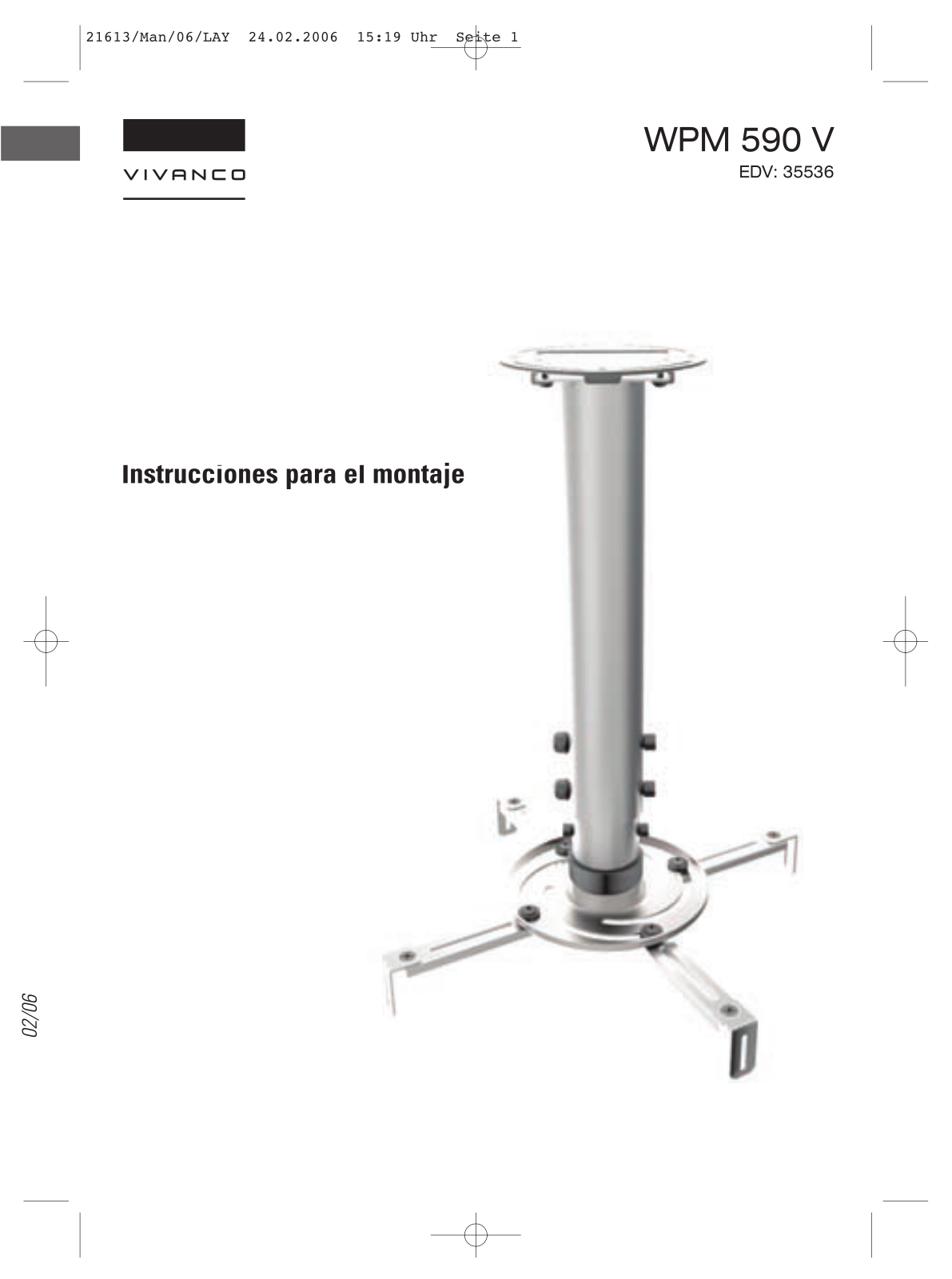 Vivanco WPM 590 V User guide