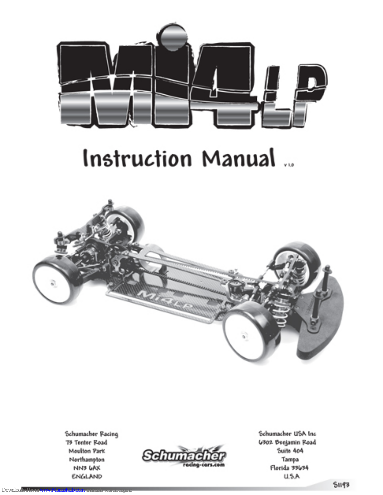 Schumacher Mi4LP Instruction Manual