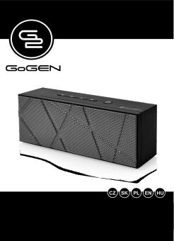 GoGEN BS 113 BM User Manual