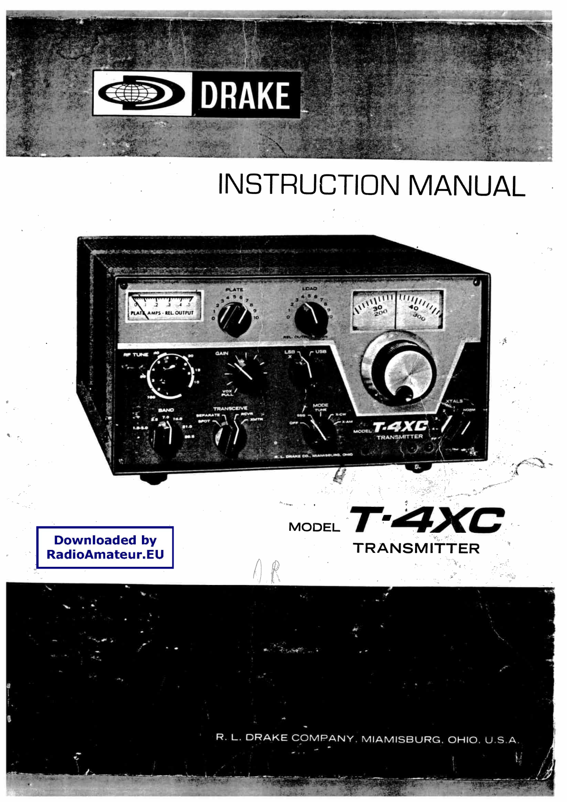 Drake T 4XC User Manual
