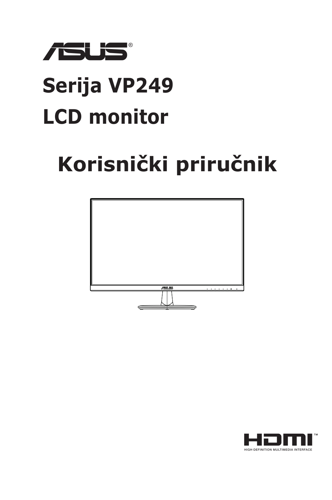 Asus VP249QGR User’s Manual