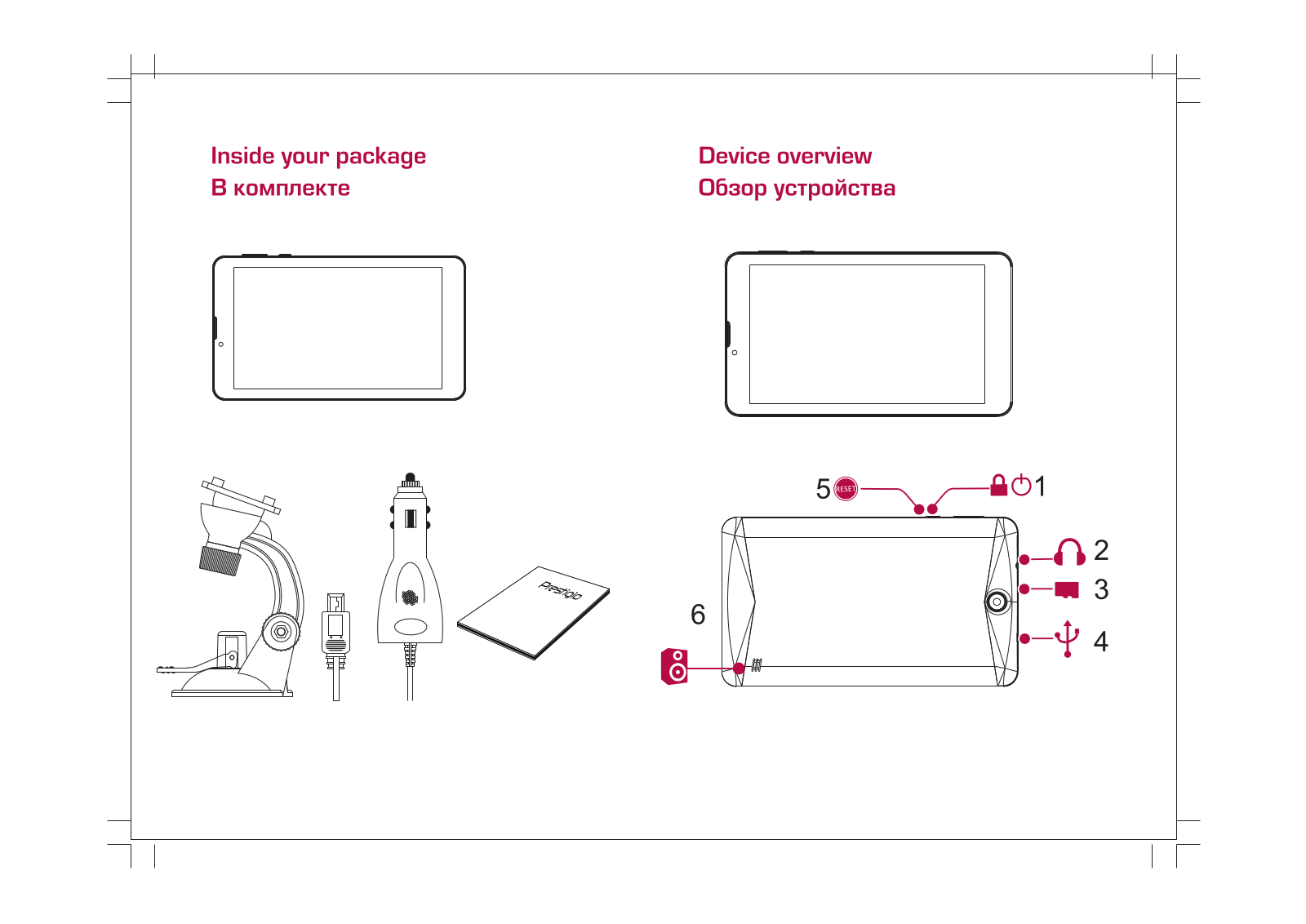 Prestigio GeoVision Tour 3 Progorod, GeoVision Tour 3 Sygic Quick Start Guide