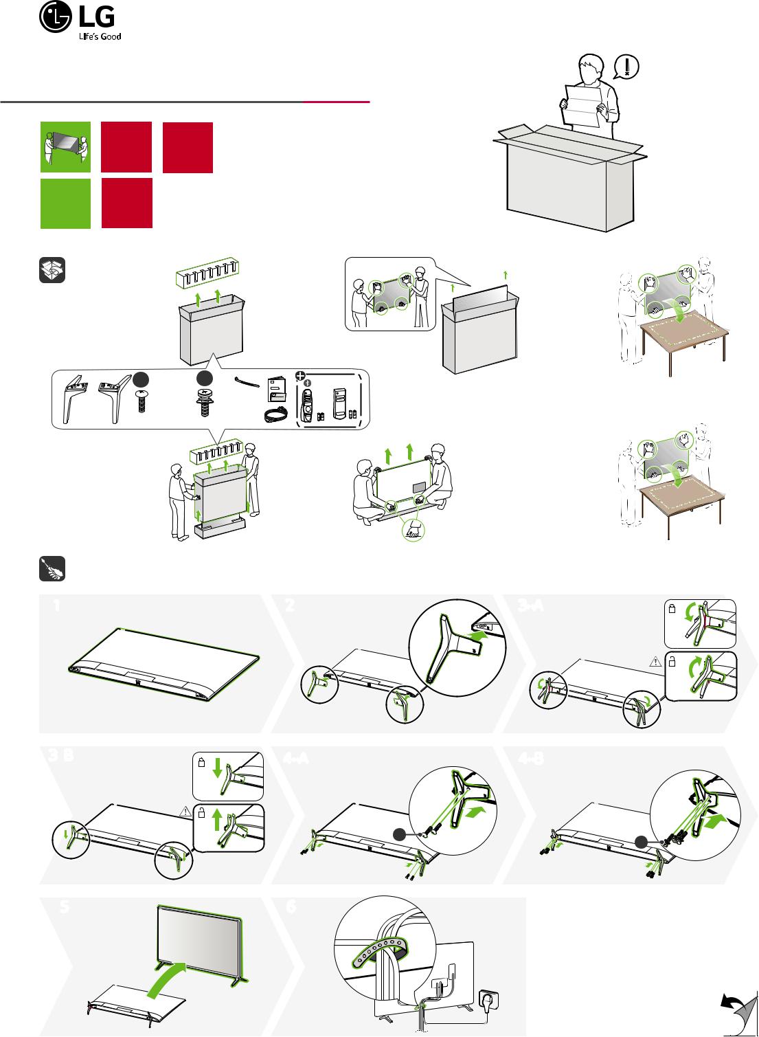 LG 50UN7000PUC, 50UN6951ZUF, 49UN7000PUB Quick Setup Guide