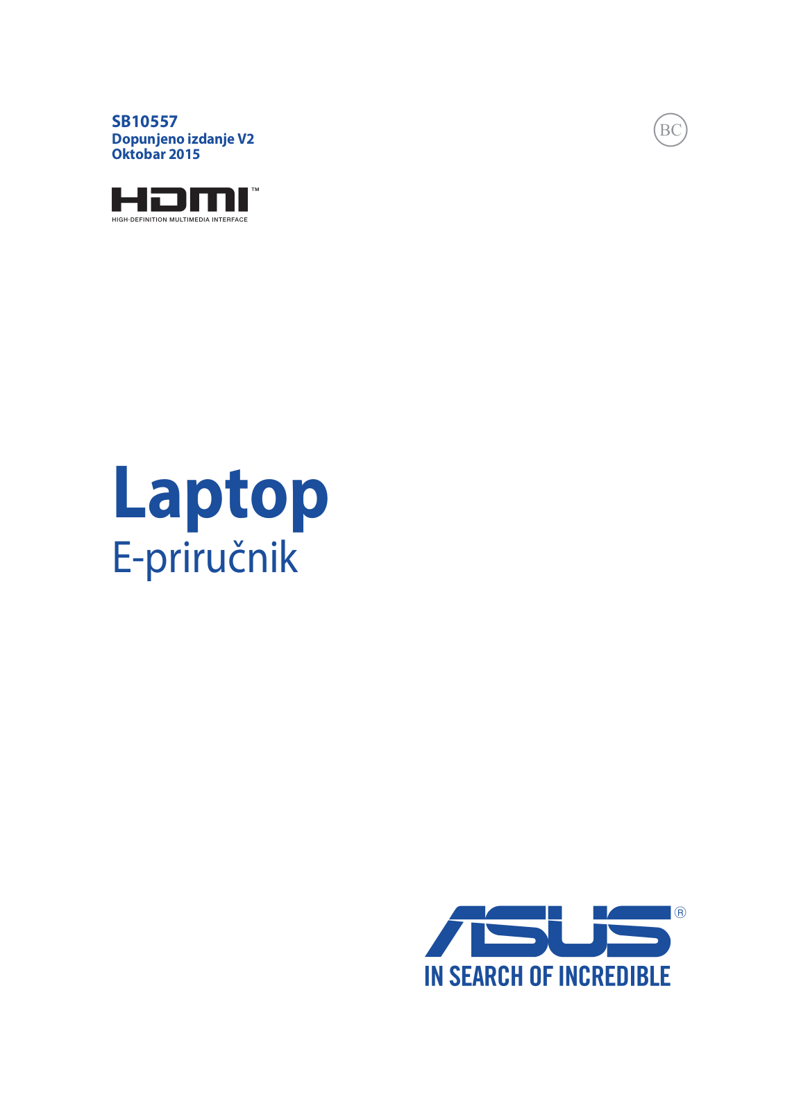 Asus R752SA User’s Manual