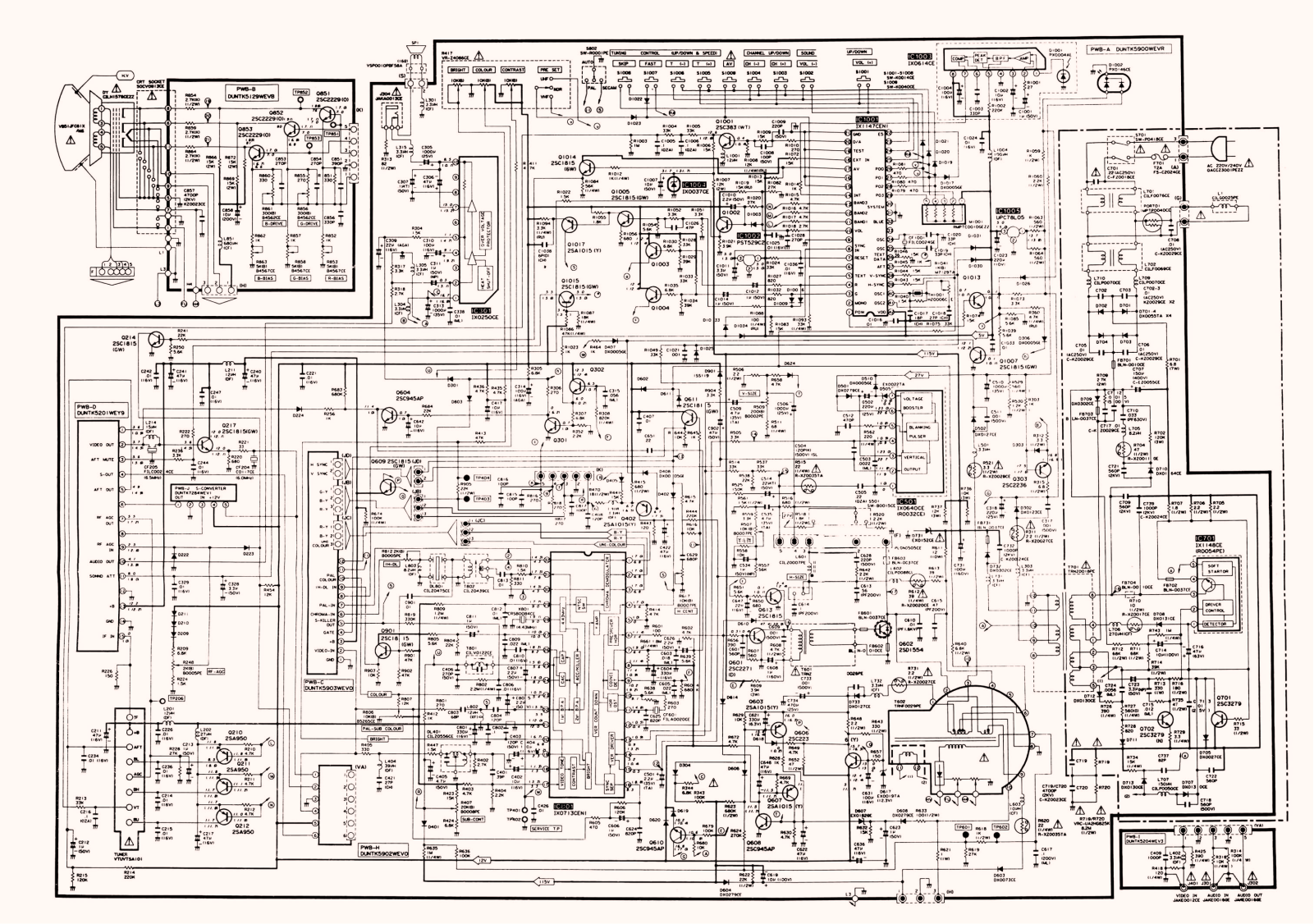 sharp sv 2152 scn Service Manual