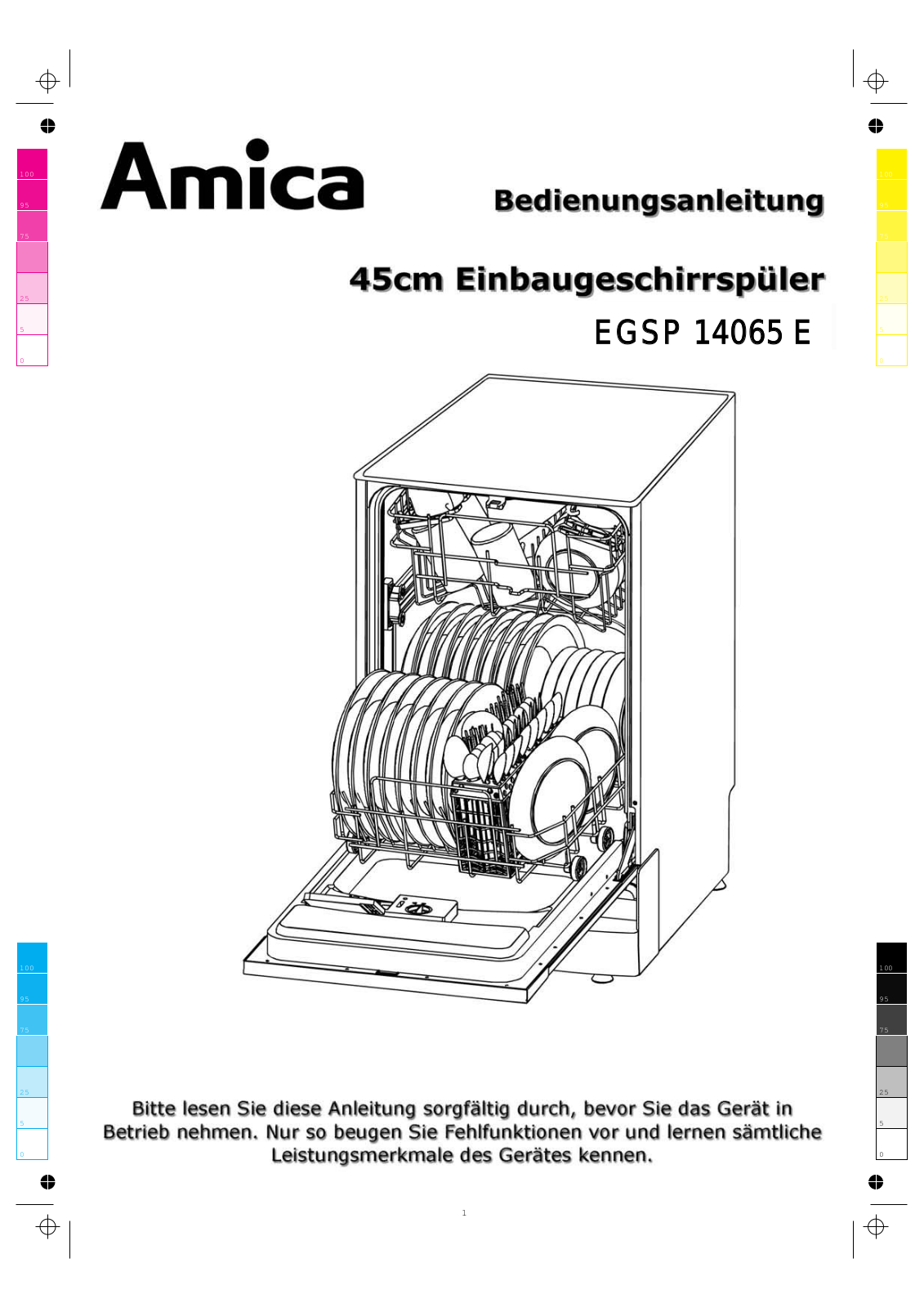 Amica EGSP 14065 E User Manual