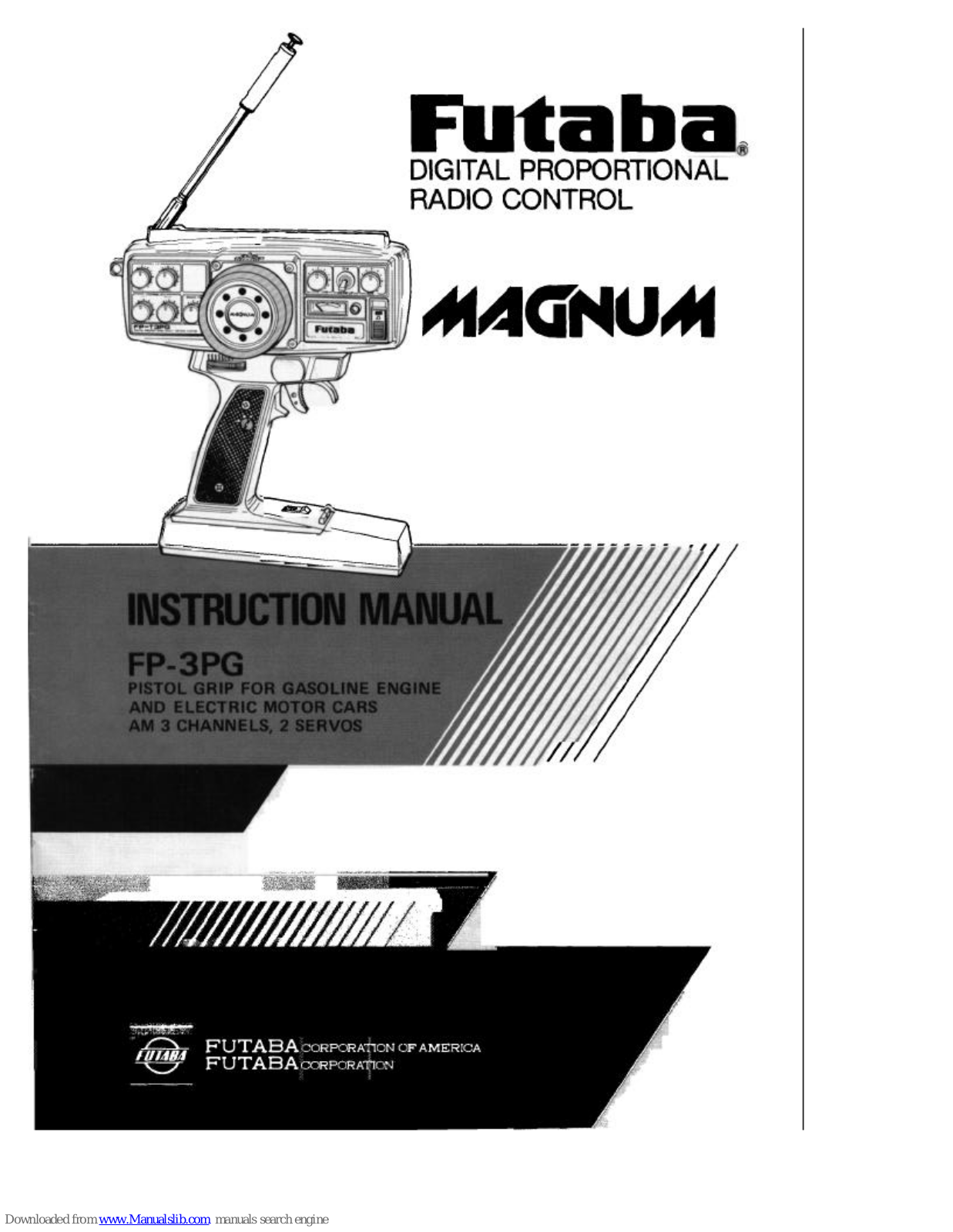 FUTABA MAGNUM FP-3PG, MAGNUM, MAGNUM FP-T3PG, MAGNUM FP-R104H, MAGNUM FP-S131SH Instruction Manual