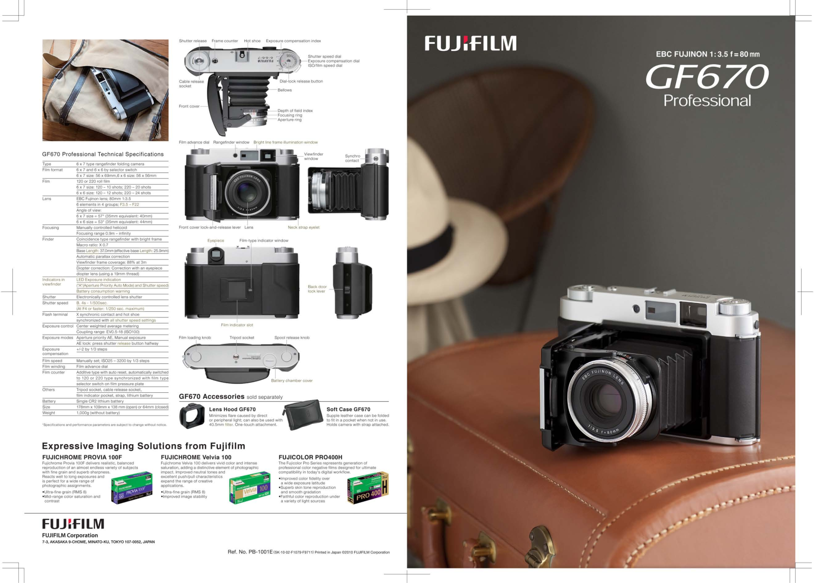 Fujifilm GF670 User manual
