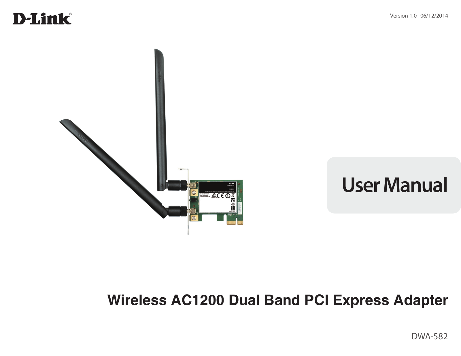 D Link WA582A1 User Manual