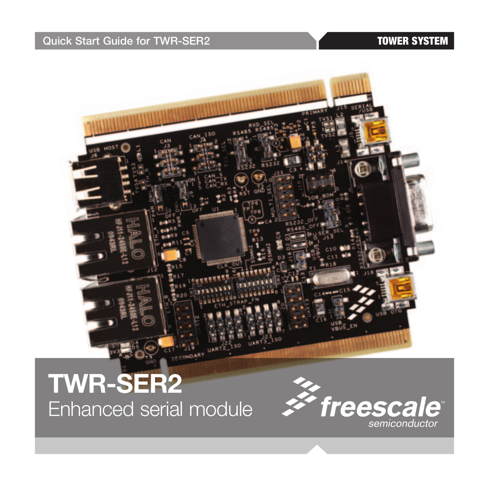 Freescale Semiconductor TWR-SER2 Quick Start Guide