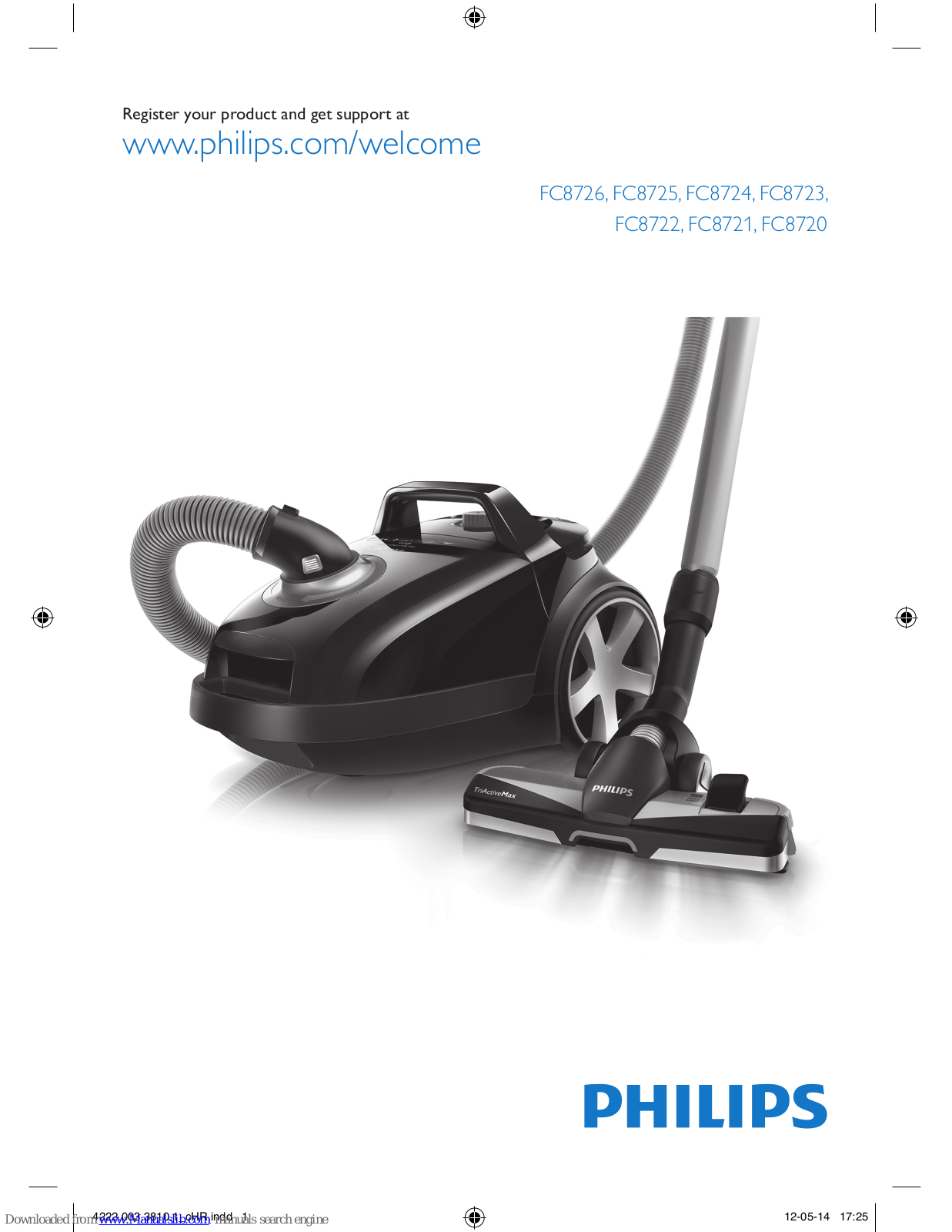 Philips FC8726, FC8725, FC8724, FC8723, FC8722 User Manual - ManualMachine.com