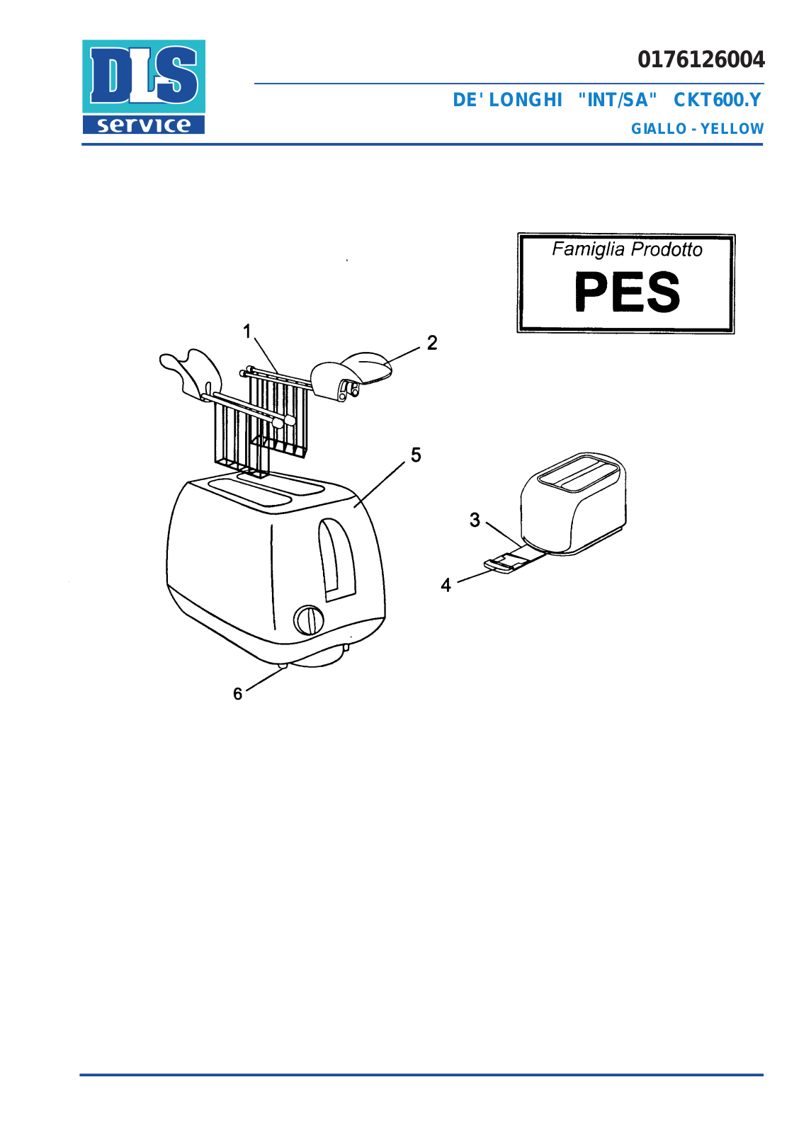 DeLonghi CKT600Y Service Manual