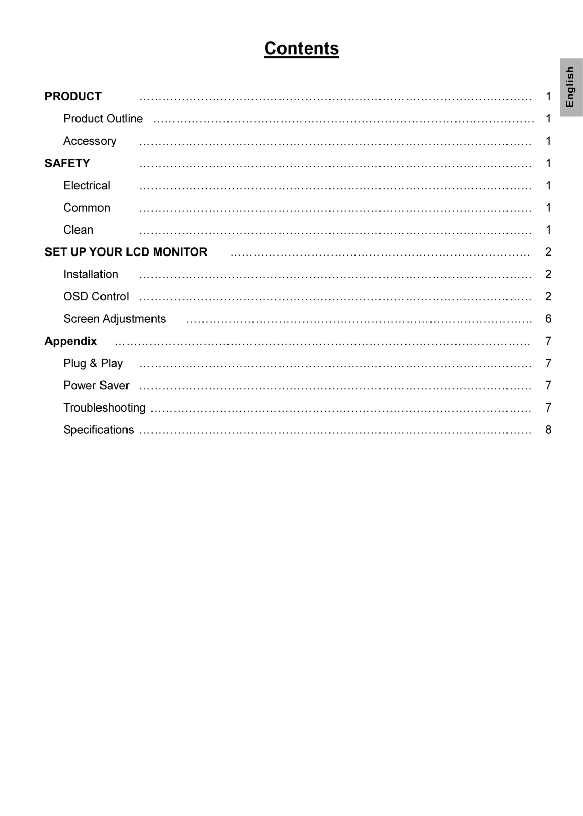 Acer AL 506 User Manual