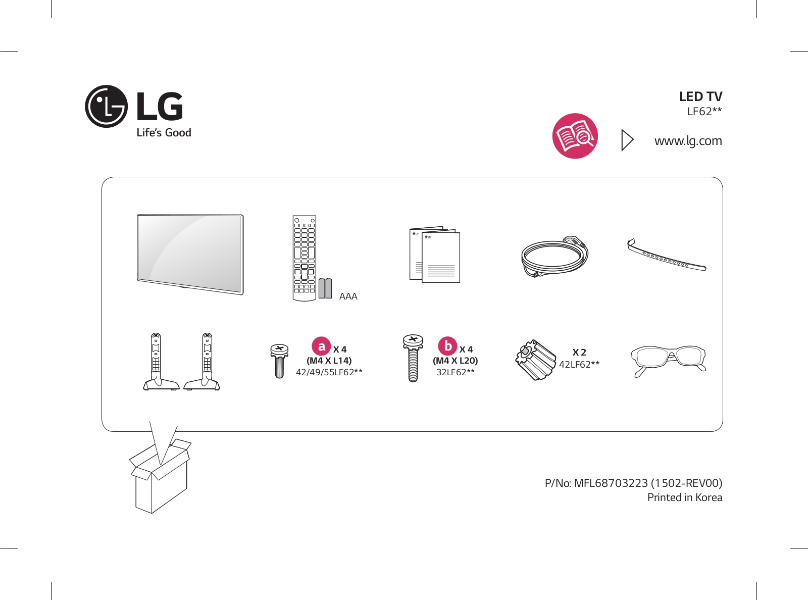 LG 42LF620T-TB User Guide