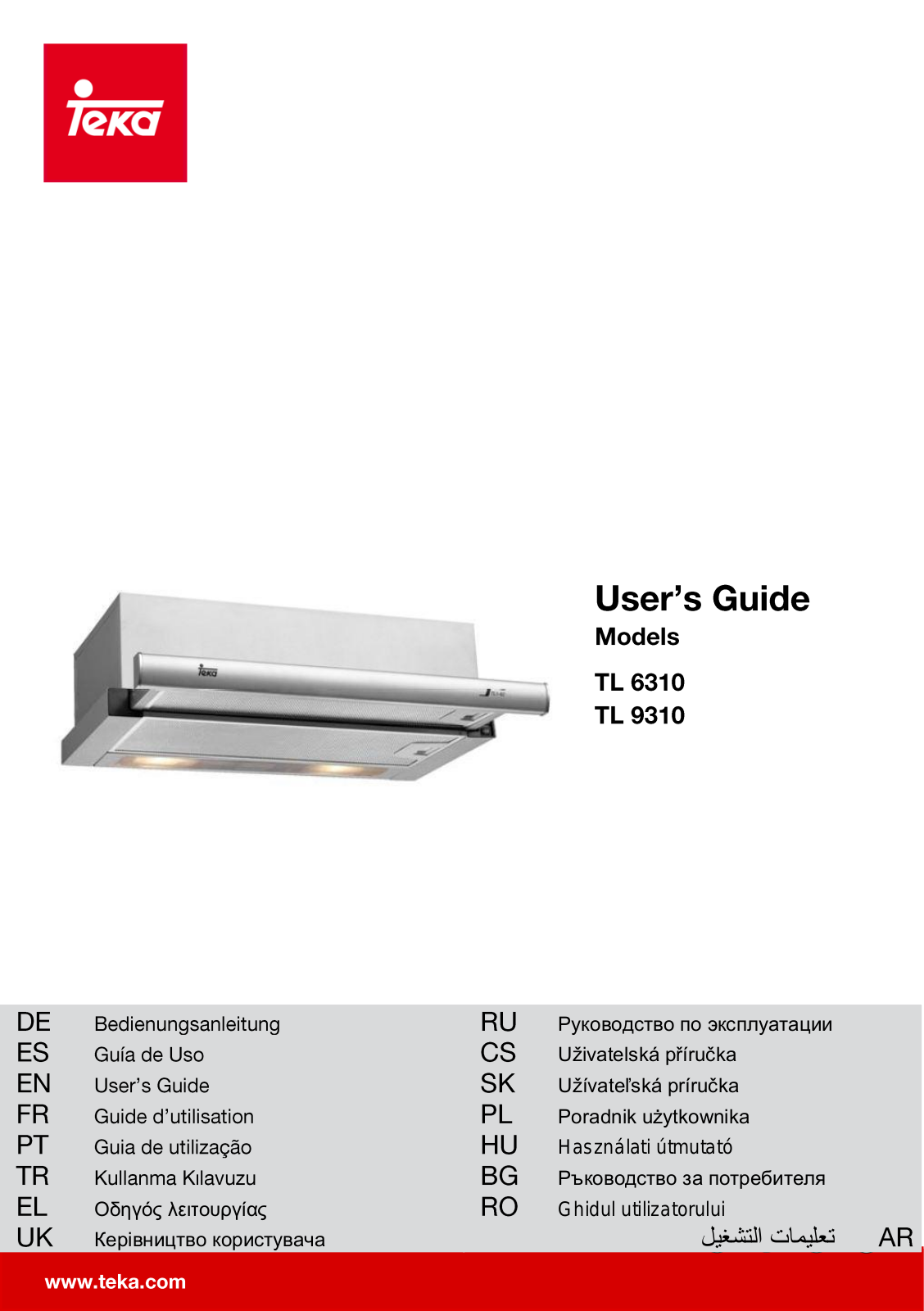 Teka TL 6310 User Manual