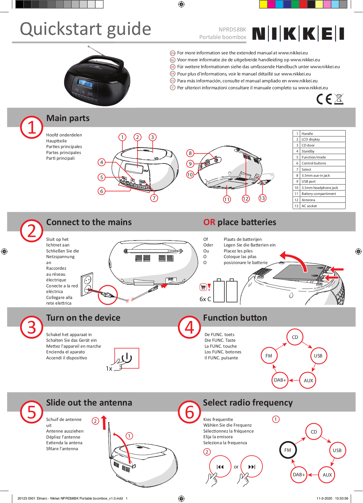 NIKKEI NPRD58BK Quick start guide - ManualMachine.com